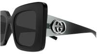 Gucci Emblem GG2025S 001 49-21 Zwart