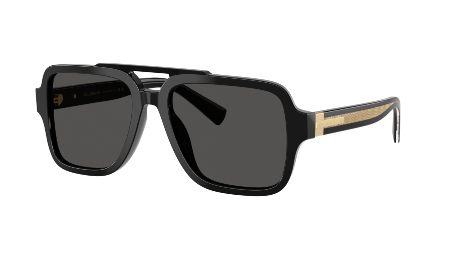 Óculos de sol Dolce & Gabbana DG4544 501/87 56-18 Preto