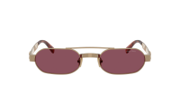 Miu Miu MU B52S 7OE30Y 52-21 BRASS