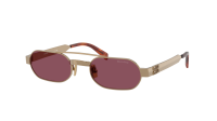 Miu Miu MU B52S 7OE30Y 52-21 BRASS