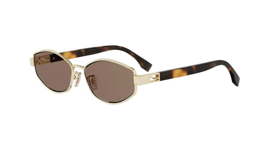 Okulary przeciwsłoneczne FENDI Baguette FE40216U 30E 56-15 Złoto