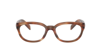 Prada PR D03VU 24G101 52-18 Striped Havana