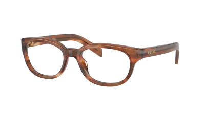 Occhiali da vista Prada PR D03VU 24G101 52-18 Striped Havana