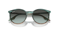 Ray-Ban RB2204 1394GK 51-20 Striped Blue Gradient Green