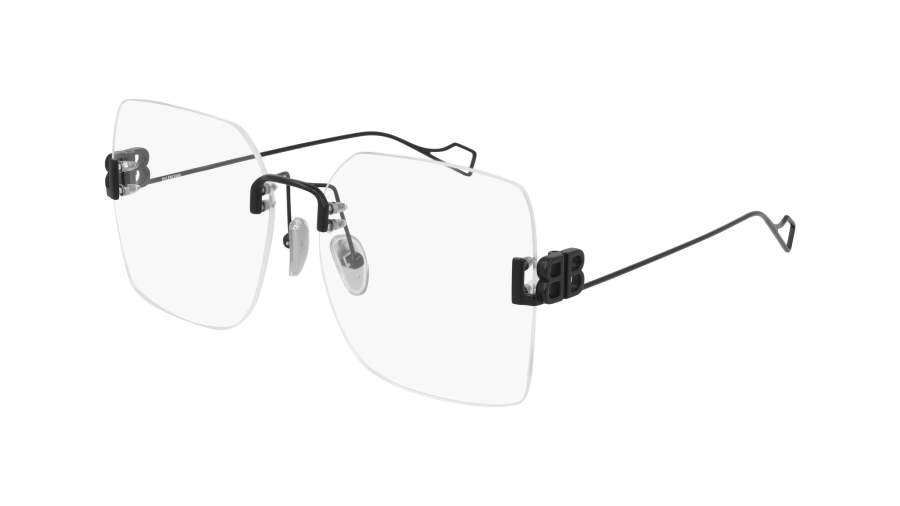 Brille Balenciaga Everyday BB0113O 001 60-15 Schwarz auf Lager