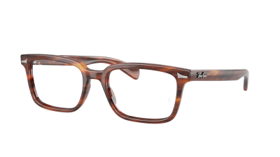 Ray-Ban Brunel RX5534 RB5534 2144 55-19 Striped Havana