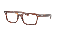 Ray-Ban Brunel RX5534 2144 55-19 Striped Havana