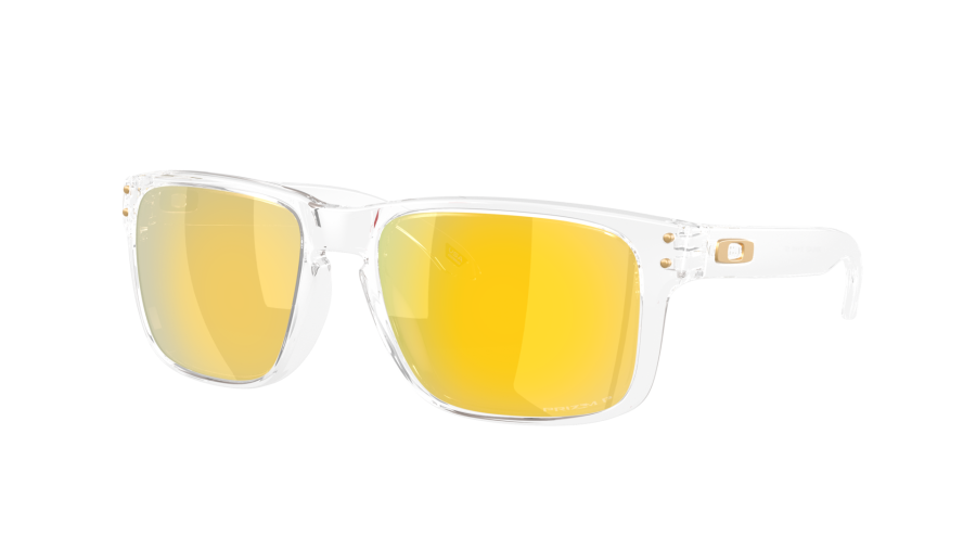 Okulary przeciwsłoneczne Oakley Holbrook OO9102 AD 55-18 Przezroczysty