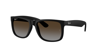 Sunglasses Ray-Ban Justin RB4165 622/T5 54-16 Rubber Black