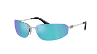 Miu Miu MU A50S 1BC10K 68-15 Argent