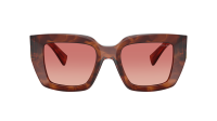 Miu Miu Glimpse MU B05S 26E50U 51-21 Striped tobacco