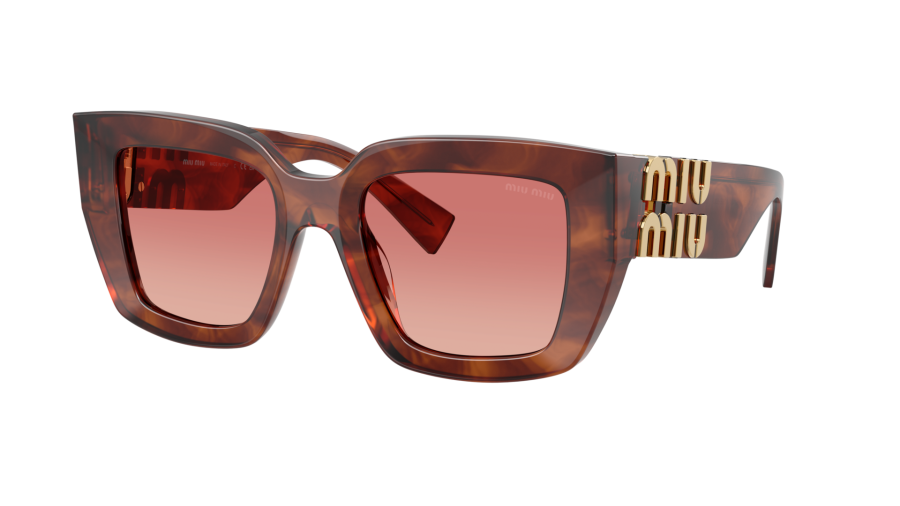 Lunettes de soleil Miu Miu Glimpse MU B05S 26E50U 51-21 Striped tobacco