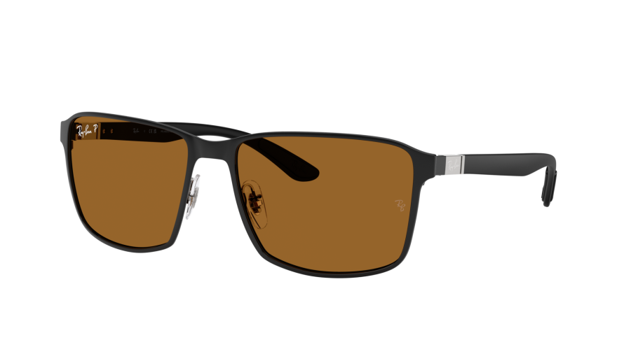 Zonnebrillen Ray-Ban RB3721CH 186/BB 59-17 Matte black on black