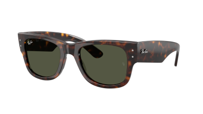Lunettes de soleil Ray-Ban Mega wayfarer RB0840S 902/31 51-21 Havana