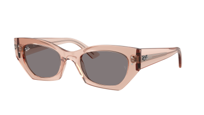 Sonnenbrille Ray-Ban Zena Bio-based RB4430 692573 52-22 Transparent Pink