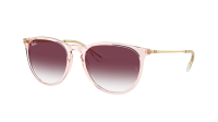 Ray-Ban Erika RB4171 67428H 54-18 Transparent Pink