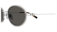 Gucci Emblem GG1980S 005 52-21 Grey Silver