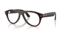 Ray-Ban Meta aviator Gen 3 RW4016 6912JD 54-18 Transparent Umber