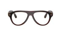 Ray-Ban Meta aviator Gen 3 RW4016 6912JD 54-18 Transparent Umber