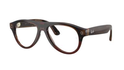 Occhiali da sole Ray-Ban Meta aviator Gen 3 RW4016 6912JD 54-18 Transparent Umber