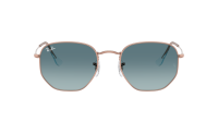 Ray-Ban Hexagonal Flat lenses RB3548N 90353M 51-21 Copper