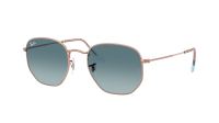 Ray-Ban Hexagonal Flat lenses RB3548N 90353M 51-21 Copper