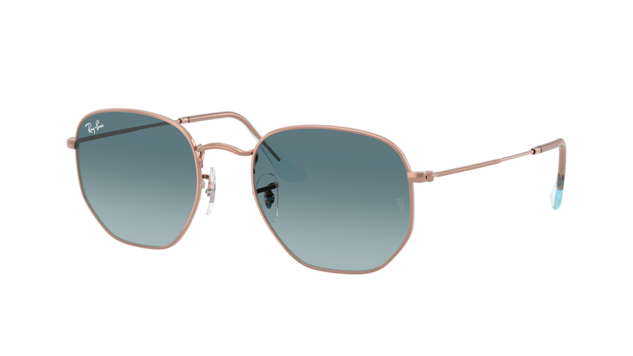 Sonnenbrille Ray-Ban Hexagonal Flat lenses RB3548N 90353M 51-21 Copper