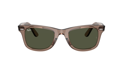 Lunettes de soleil Ray-Ban Wayfarer RB2140 682731 50-22 Transparent light brown