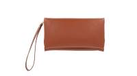 Pochette damska Duo Girl bez paska brązowa