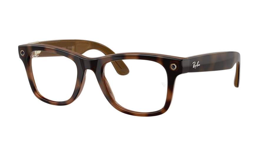 Occhiali da vista Ray-Ban Meta wayfarer Gen 3 RW4011V 8528 50-22 Havana