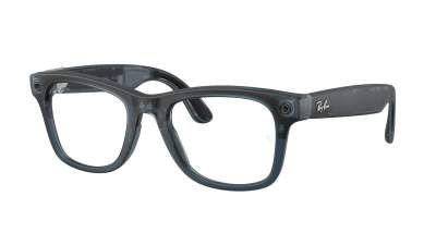 Ray-Ban Meta wayfarer Gen 3 RW4011V 8555 53-22 Bleu marine Transparent