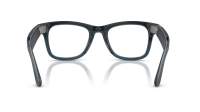 Ray-Ban Meta wayfarer Gen 3 RW4011V RW4011V 8555 53-22 Bleu marine Transparent