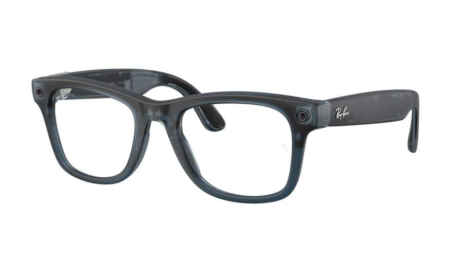 Ray-Ban Meta wayfarer Gen 3 RW4011V RW4011V 8555 50-22 Bleu marine Transparent