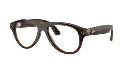 Lunettes de soleil Ray-Ban Meta aviator Gen 3 RW4016V 8532 54-18 Transparent Umber