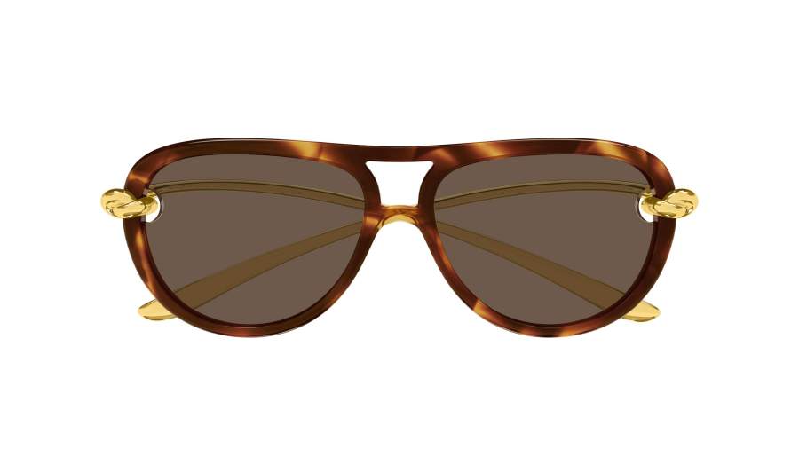 Sunglasses Bottega Veneta Knot BV1418S 007 58-15 Havana | Visiofactory