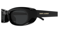 Saint Laurent Sl logo SL 557 SHADE PLUMP 001 53-20 Black 