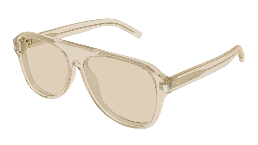 Sunčane naočale Saint Laurent Corner angle SL 970 004 59-14 Nude