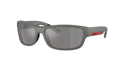 Occhiali da sole Prada Linea Rossa PS C04S 16X7W1 65-17 Metal Grey