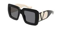 VALENTINO V logo VG0056S 001 51-21 Black