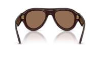 Ray-Ban Aviator puffer RB4925 689673 52-21 Dark Transparent Brown