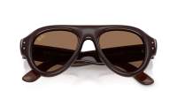 Ray-Ban Aviator puffer RB4925 689673 52-21 Dark Transparent Brown