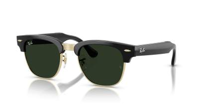 Lunettes de soleil Ray-Ban Clubmaster Meta Audio RW7004 601/1M 51-21 Gold Black