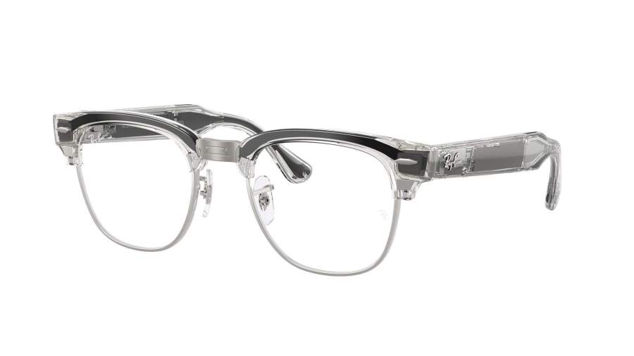 Dioptrijske naočale Ray-Ban Clubmaster Meta audio RW7004V 8548 51-21 Grey on transparent