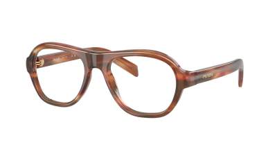 Eyeglasses Prada PR C12V 24G1O1 54-19 Striped Oak
