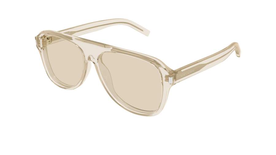 Occhiali da sole Saint Laurent Corner angle SL 970 004 59-14 Nude