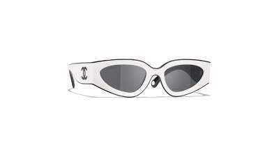 CHANEL CH6056 1869B1 54-20 White & Black