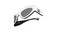 CHANEL CH6056 1869B1 54-20 White & Black
