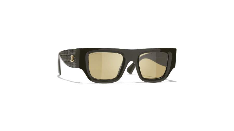 Occhiali da sole CHANEL CH5570 186573 49-21 Khaki