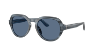 Dolce & Gabbana DG4567 348280 52-19 Transp Blue On Striped Blue