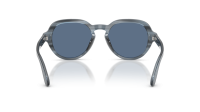 Dolce & Gabbana DG4567 348280 52-19 Transp Blue On Striped Blue